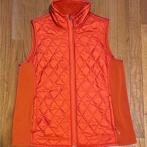 L.L. Bean Quilted Orange Vest